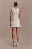 Bexley Draped Mini Dress Ivory