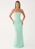 Tillie Maxi Skirt Aqua