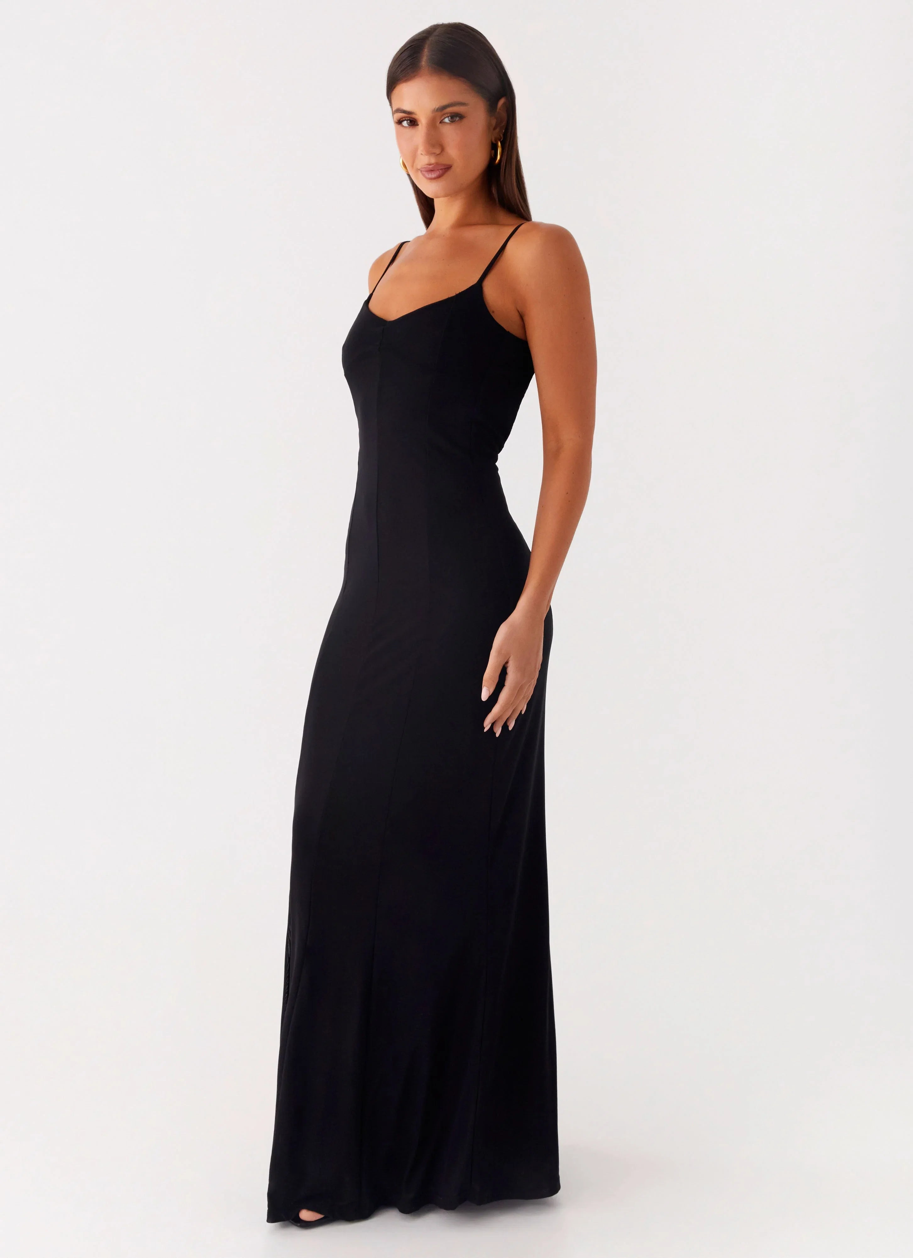 Serene Escape Maxi Dress Black