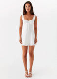 Rowena Mini Dress White