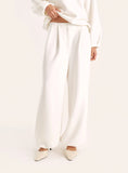 Cream Modal Balloon Leg Cargo Joggers