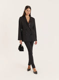 Black Slim Fit Tailored Stretch Trouser