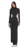 Cutout Maxi Dress in Black