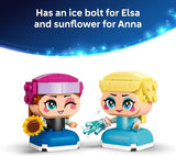 LEGO Disney Frozen Mini Anna Elsa Toys Building Set for Girls Boys Ages 5 Frozen Toys for Pretend Play or Bedroom Decor Gifts for Birthdays 43284