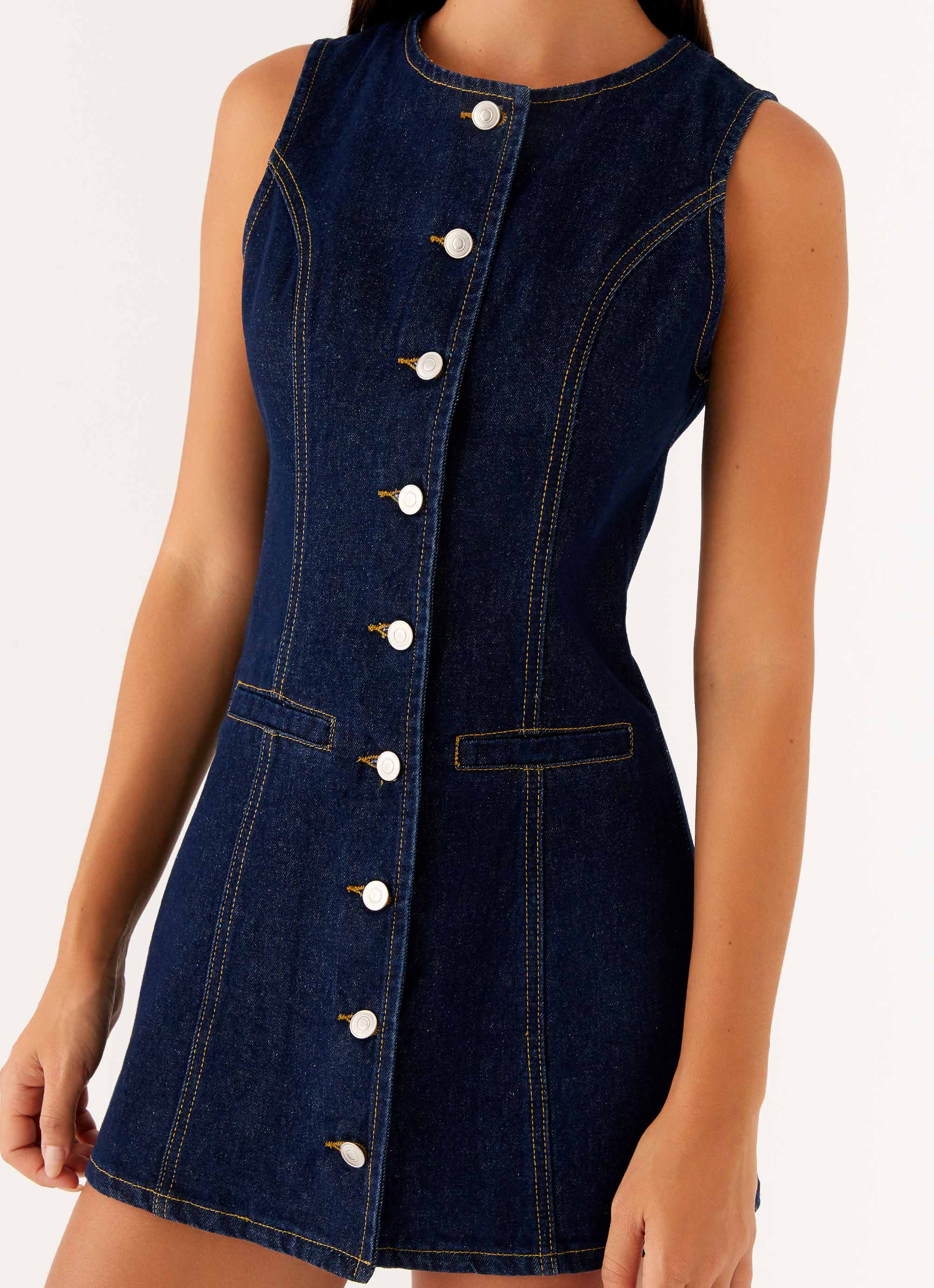 Dolton Mini Dress Indigo
