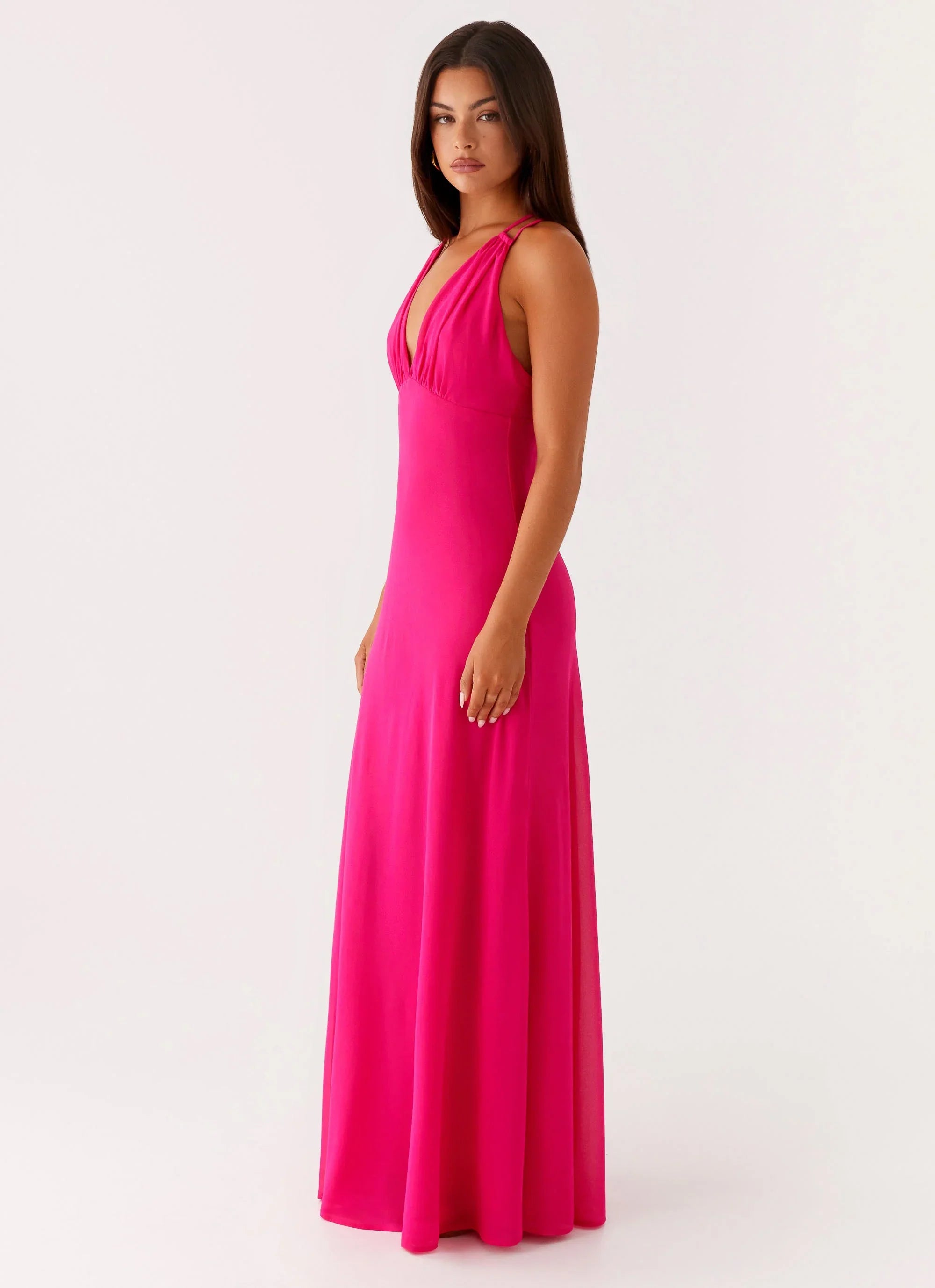 Kacia Maxi Dress Fuchsia