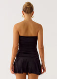 Meridella Strapless Mini Dress Black