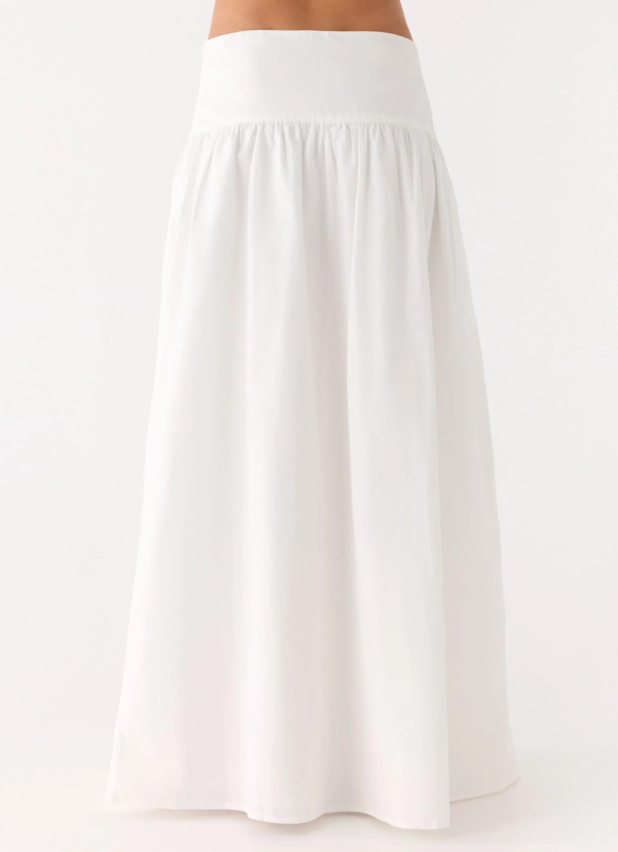 Jayne Maxi Skirt White