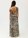 Mernas Maxi Dress Zebra