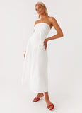 Larnie Midi Dress White