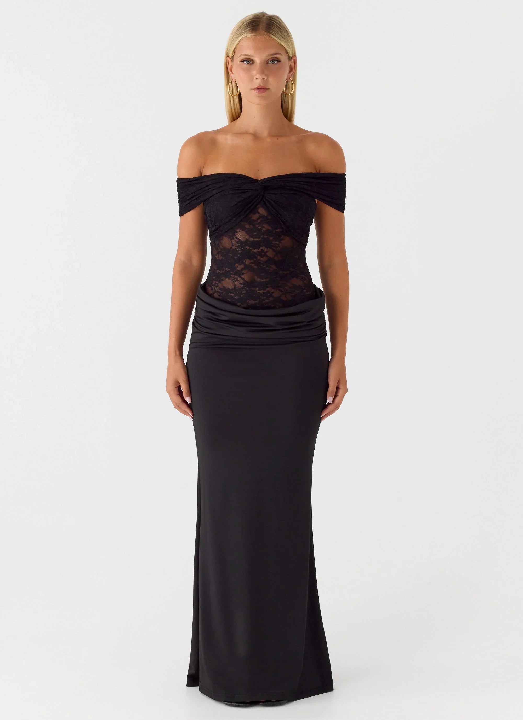 Either Way Maxi Dress Black