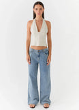Amiera Halter Top Desert Stripe