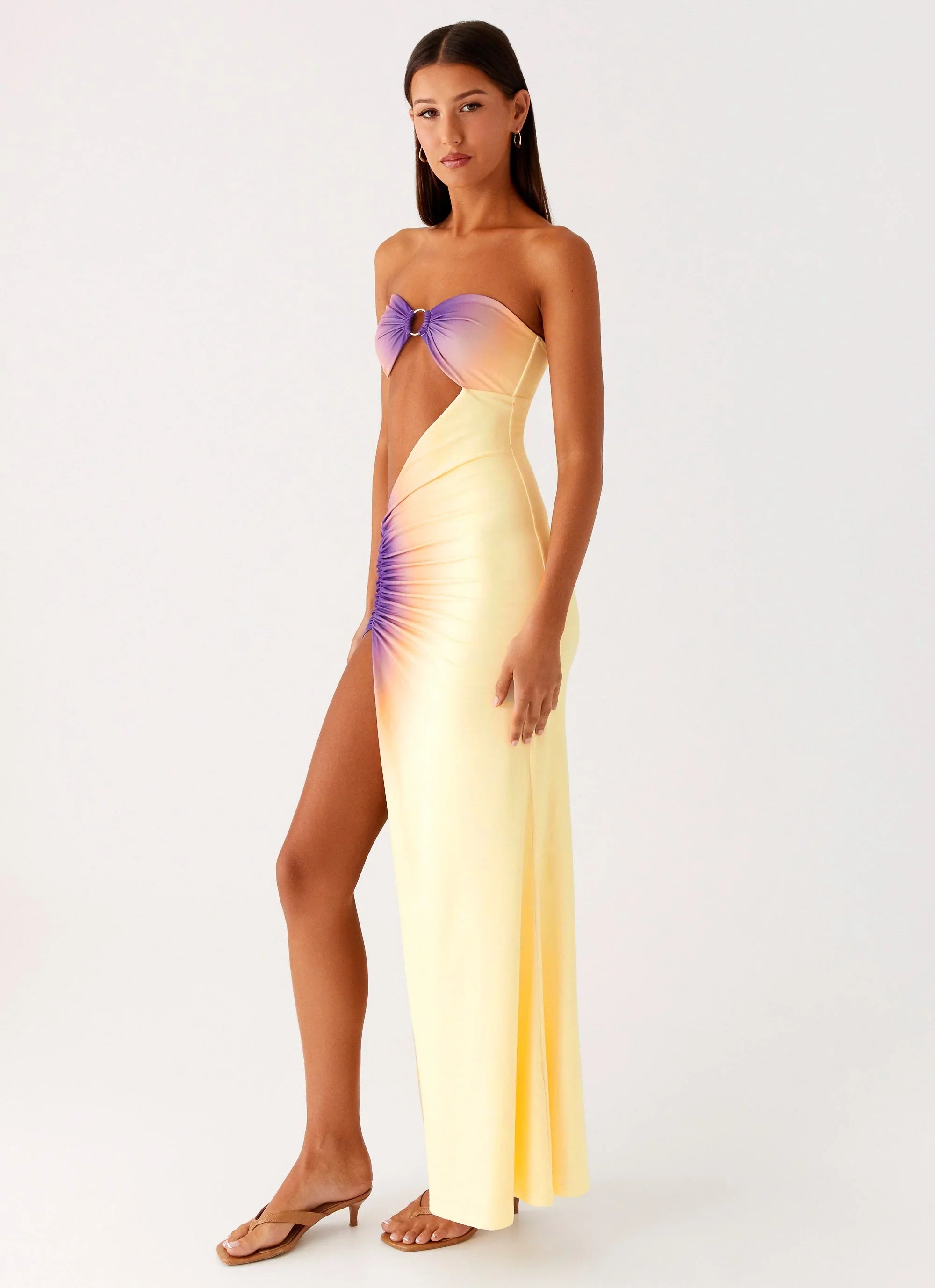 Ellisah Ombre Maxi Dress Sunrise Ombre