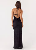 Knowles Lace Maxi Dress Black