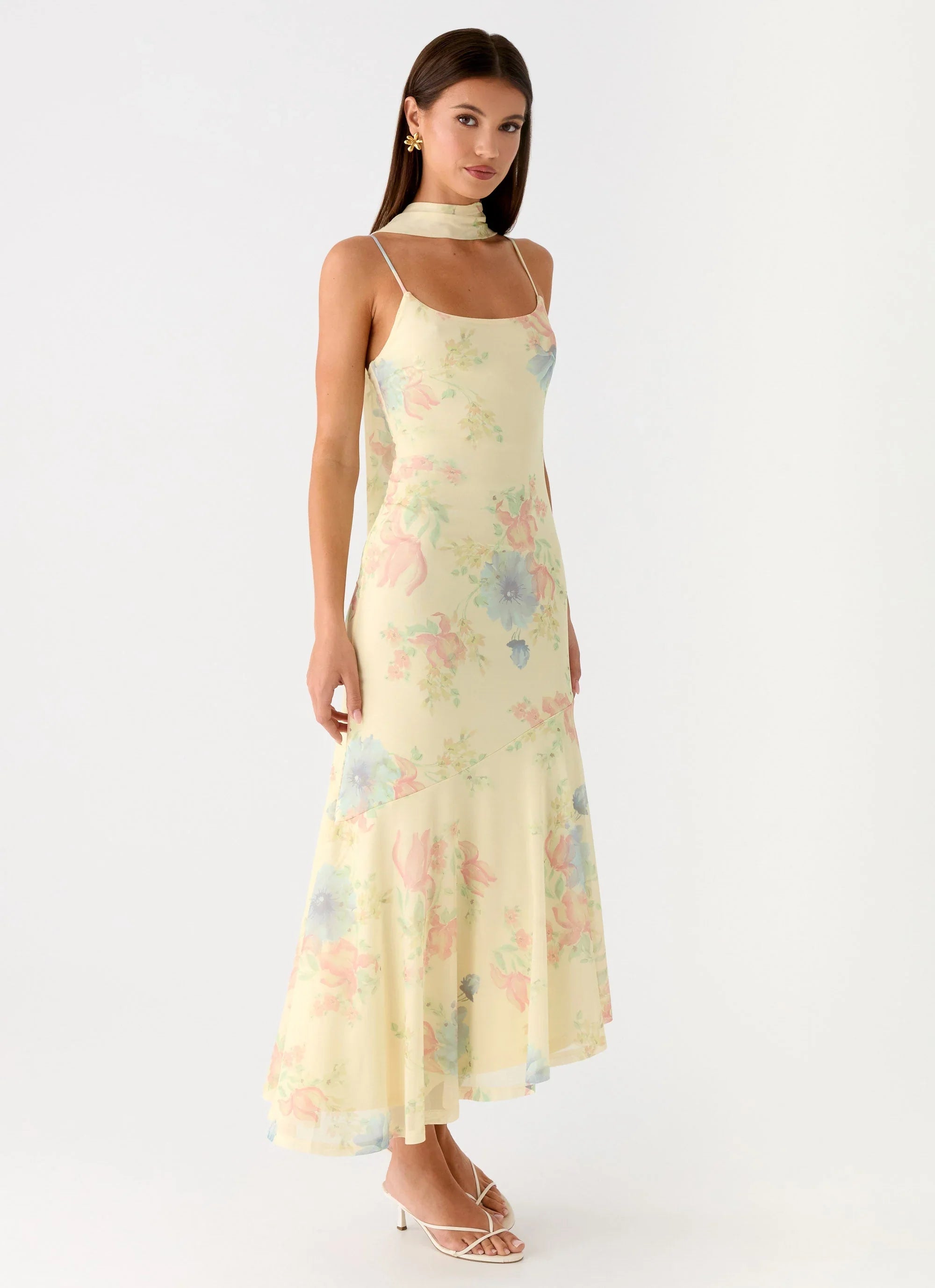 Sole Mio Midi Dress Spring Meadow