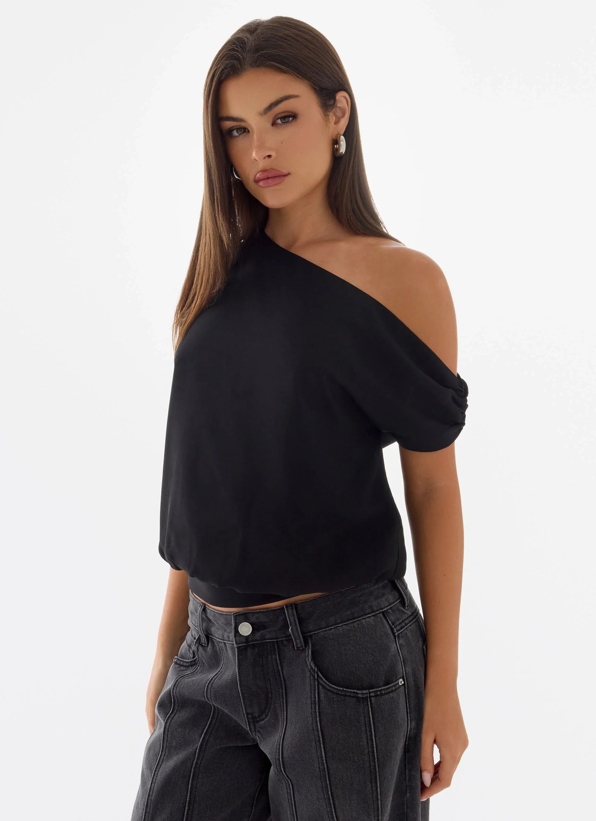 Stick Around Top Black