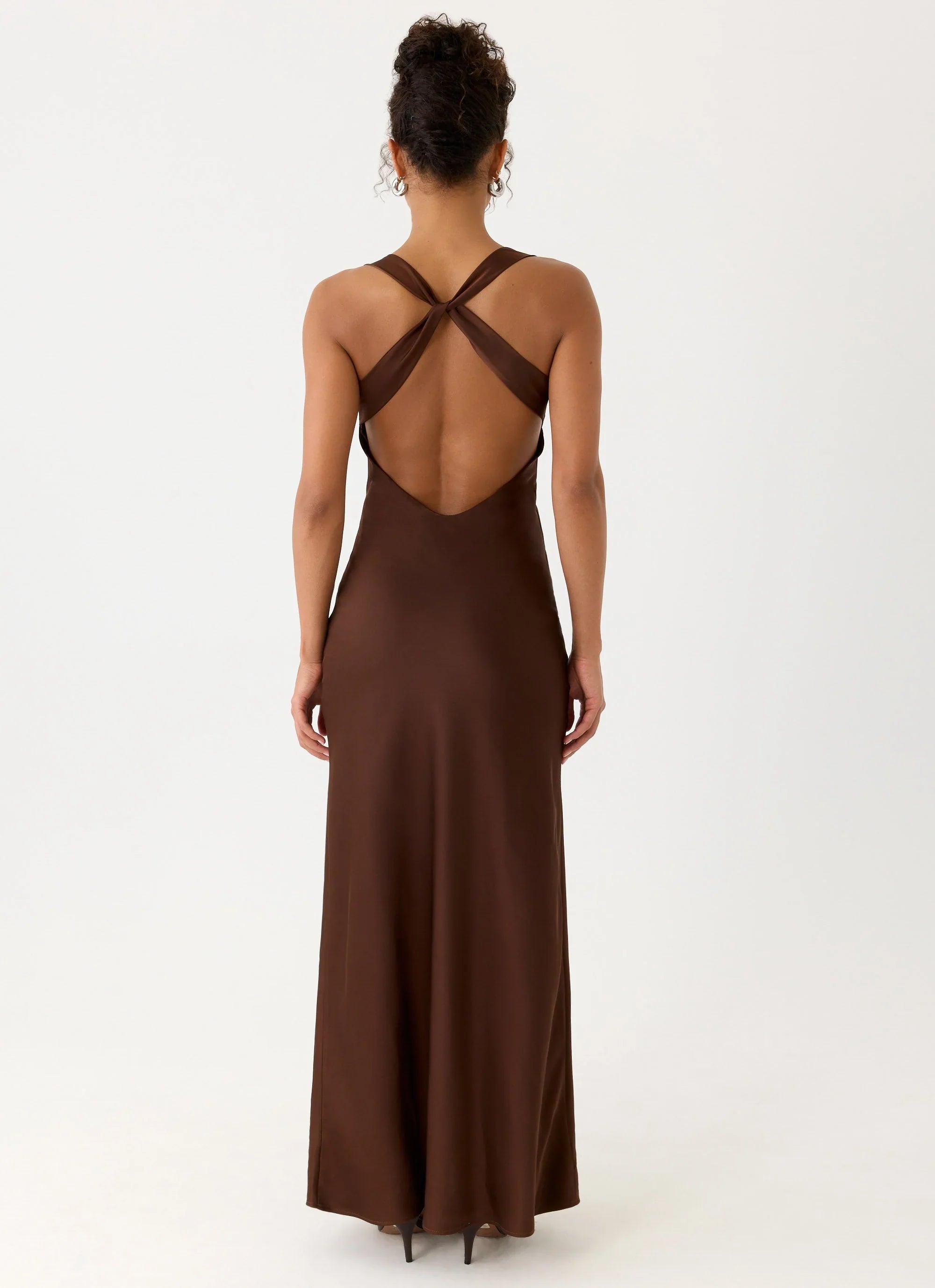 Zandie Maxi Dress Chocolate Torte
