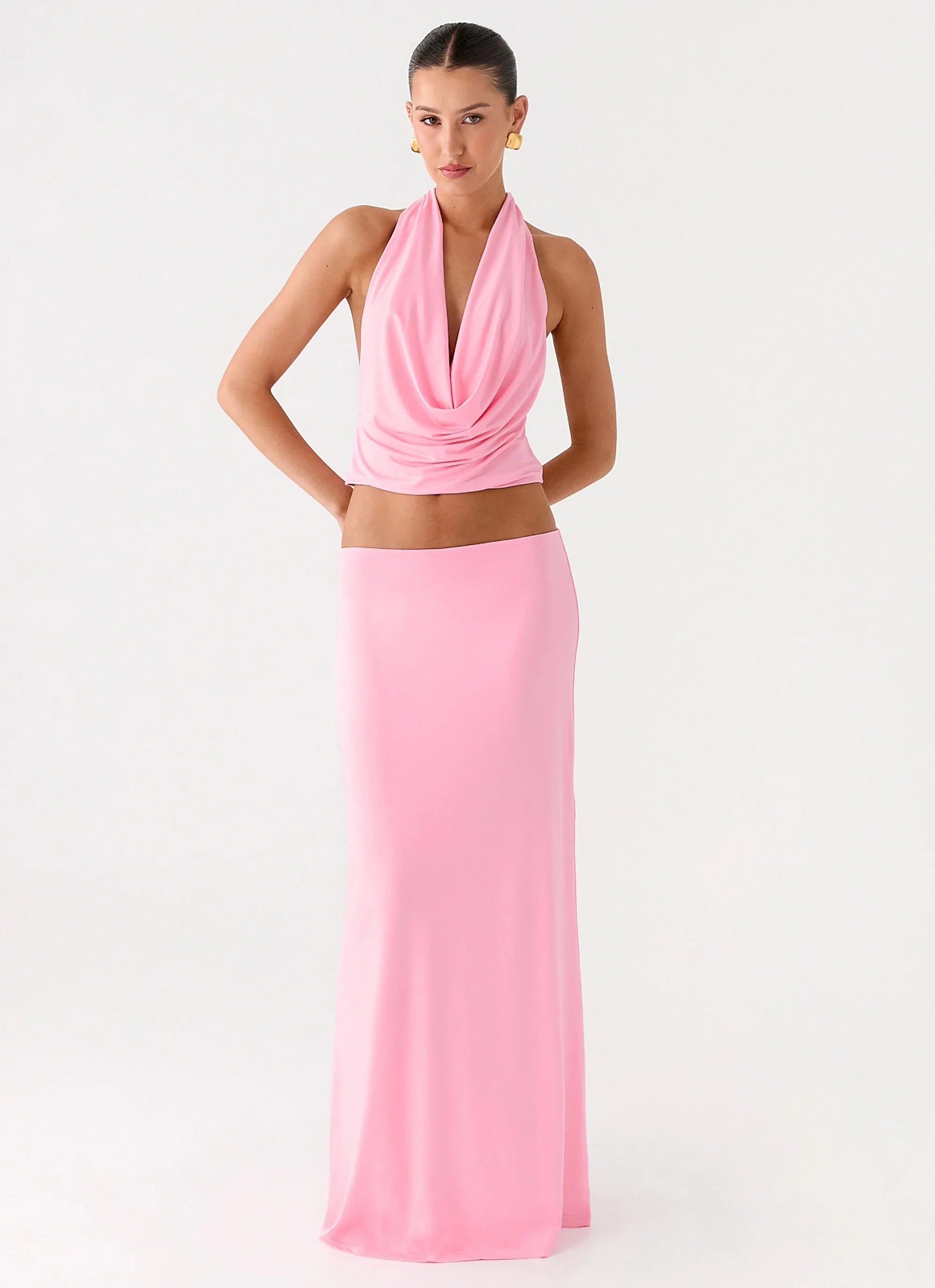 Ashi Maxi Skirt Pink