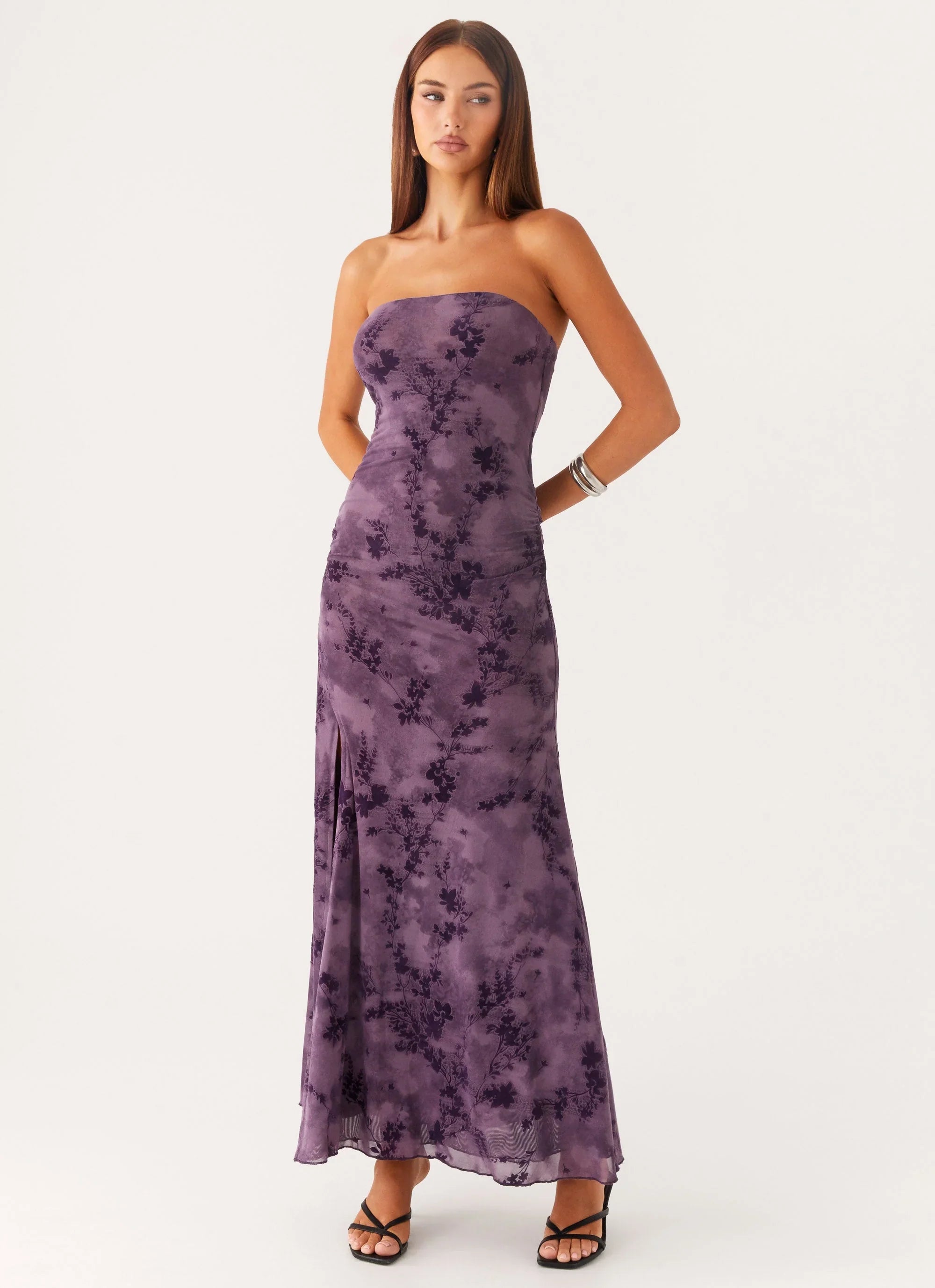 Alexandrite Midi Dress Purple