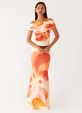 Moka Off Shoulder Top Mimosa Blossom