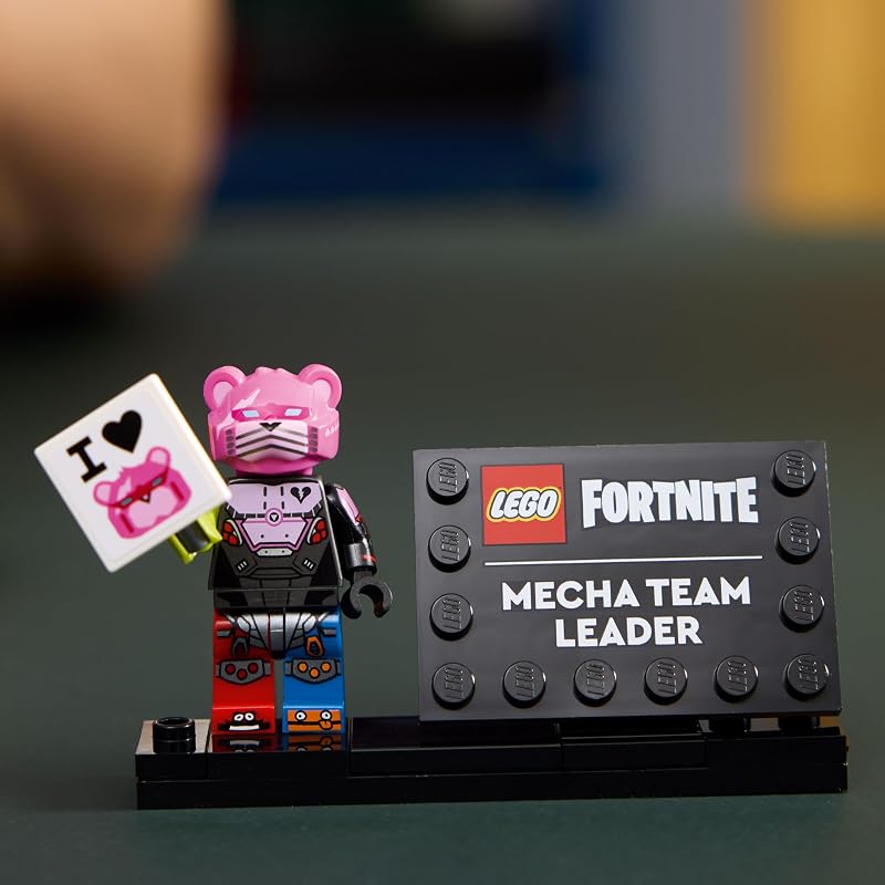 LEGO Fortnite Mecha Team Leader Collectible Building Set for Adults Gaming Room Décor DIY Kit for Fortnite Fans Includes Mecha Team Leader Minifigure Great Video Game Gift 77078
