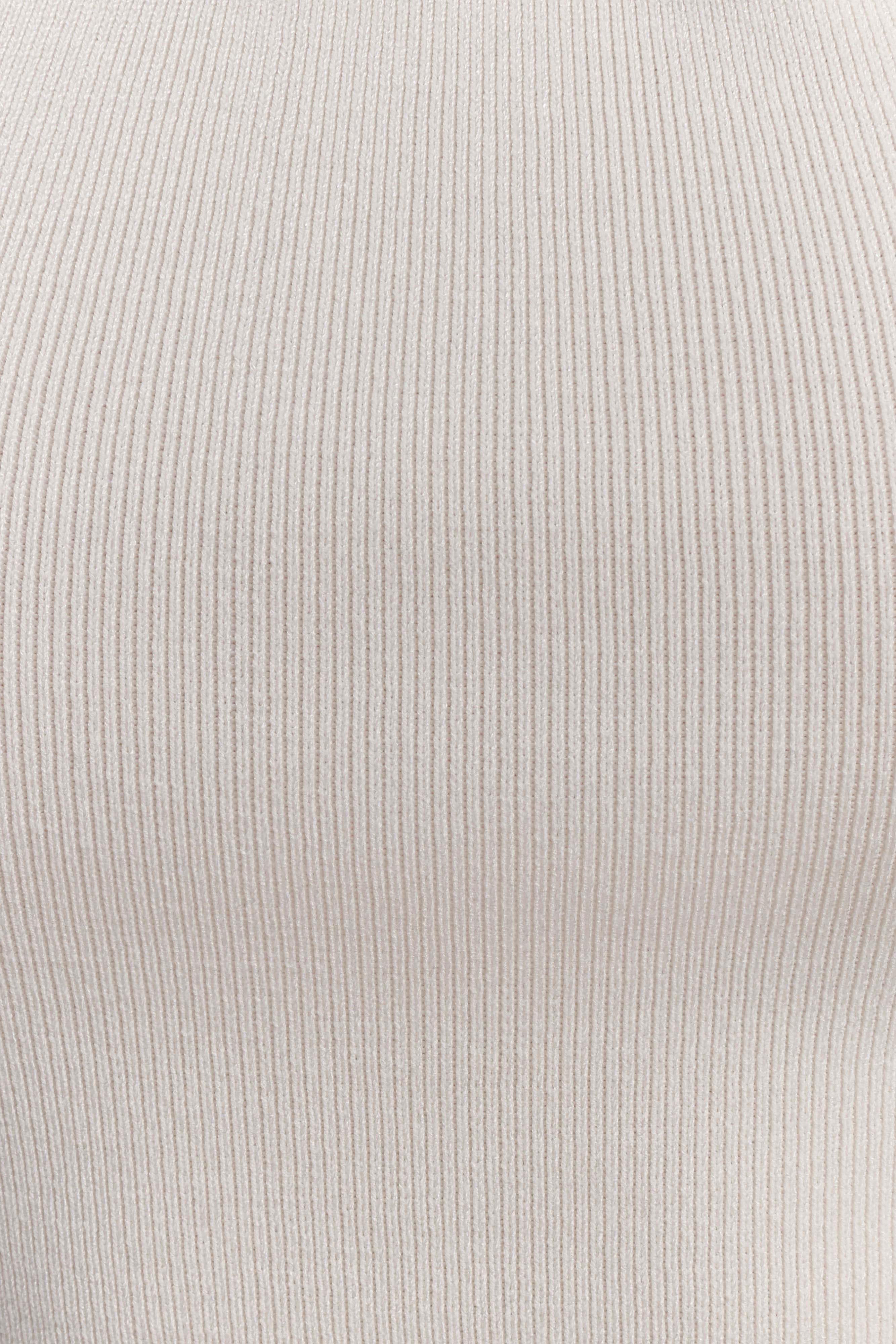 Angelika Twist Front Knit Top Ivory