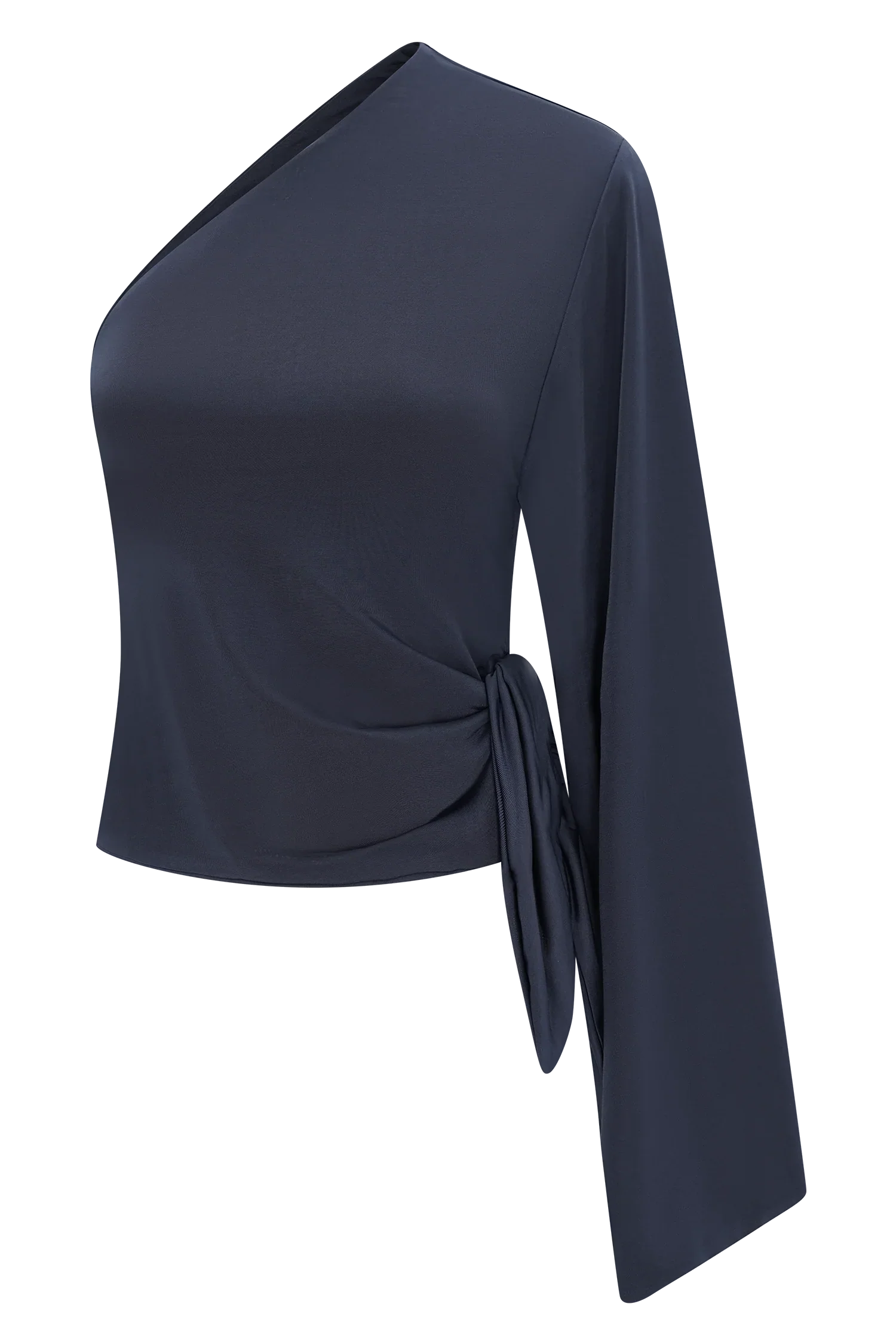 Vivica Slinky One Shoulder Top Midnight Navy