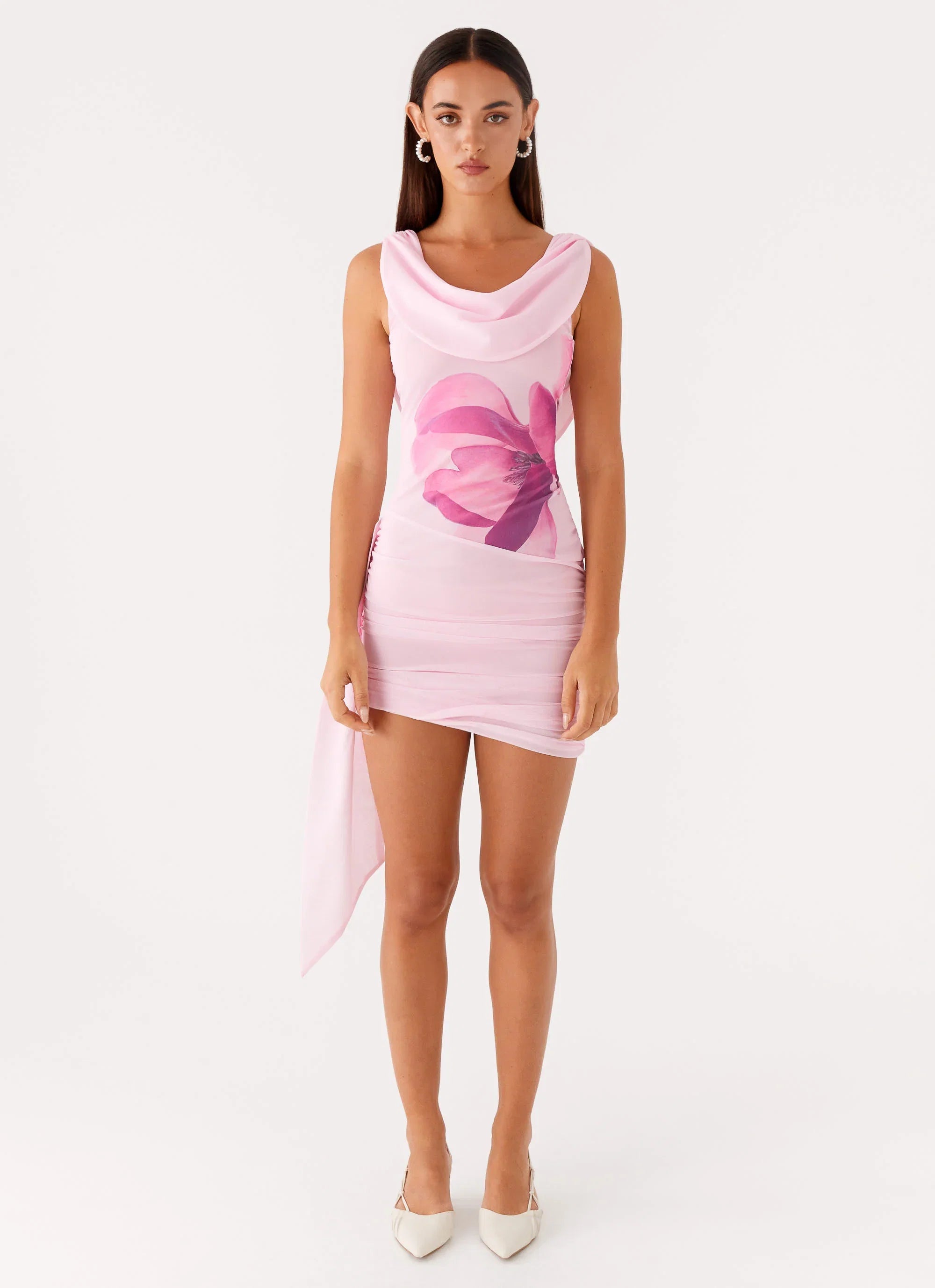 Good Fortune Mini Dress Pink