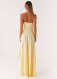 Bodie Maxi Dress Pastel Yellow