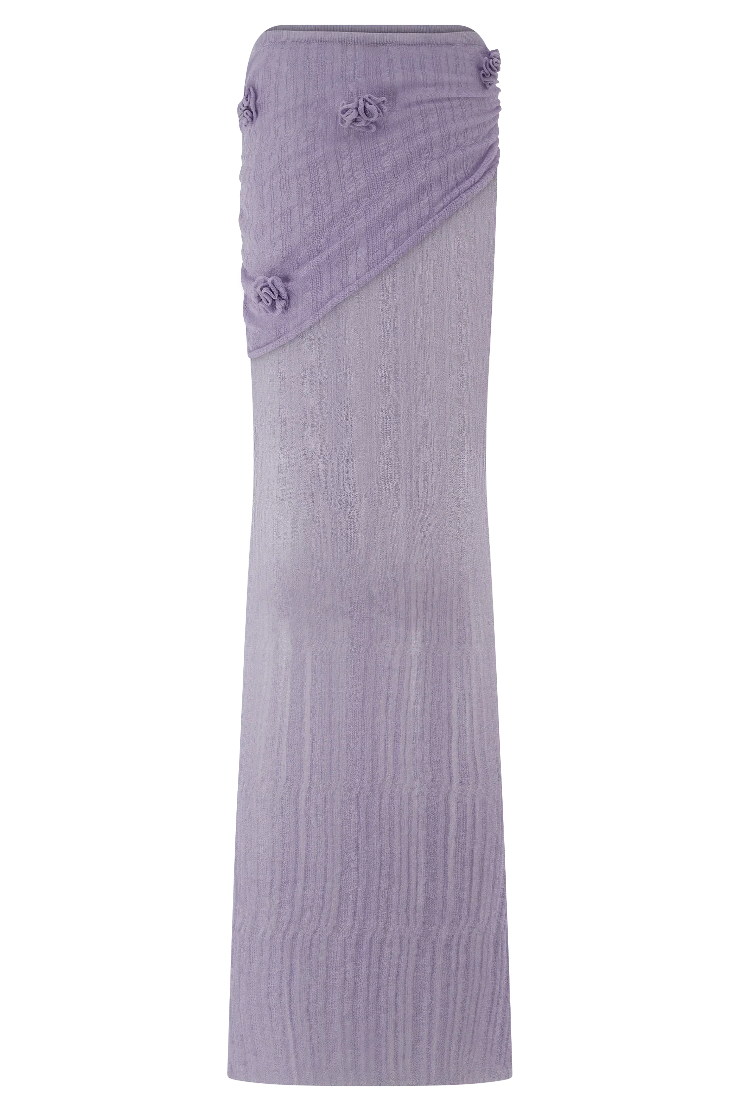 Orianna Orchid Knit Maxi Skirt Orchid