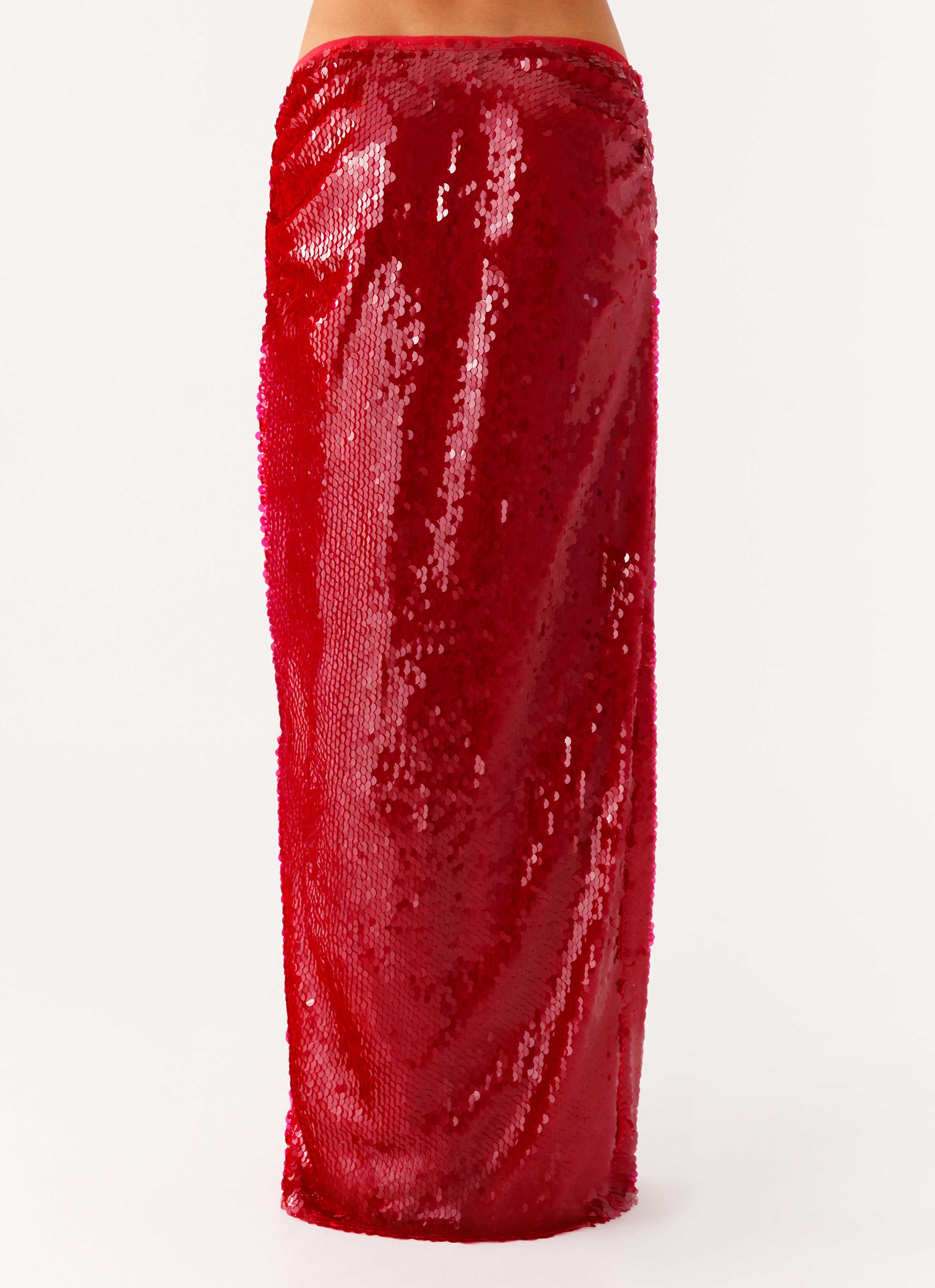 Amosa Maxi Skirt Fuchsia