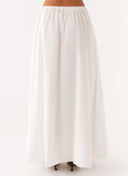 Cheryl Maxi Skirt White