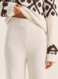 Cream Fairisle Knitted Trousers