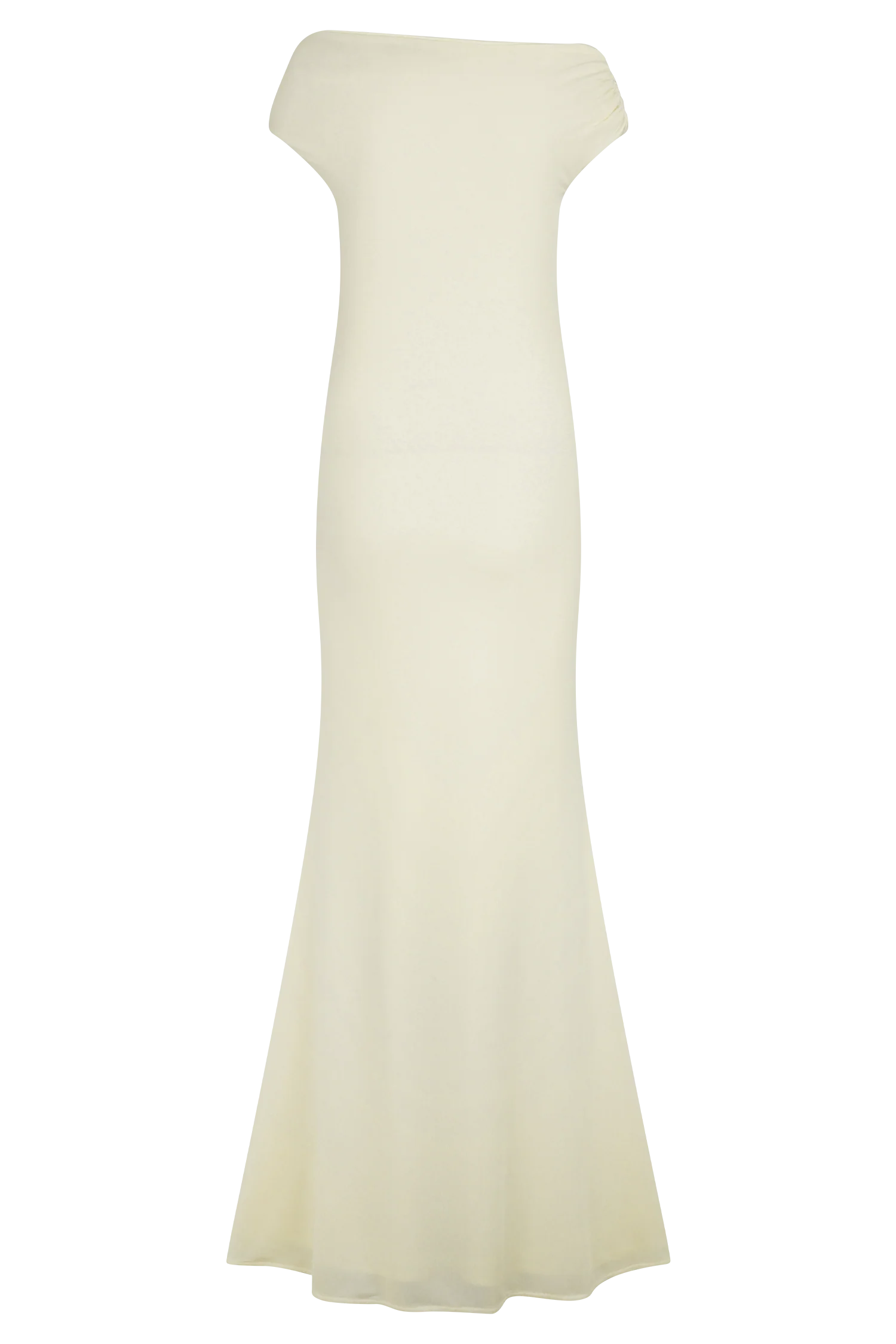 Kinsley Slinky Maxi Dress With Hardware Ivory