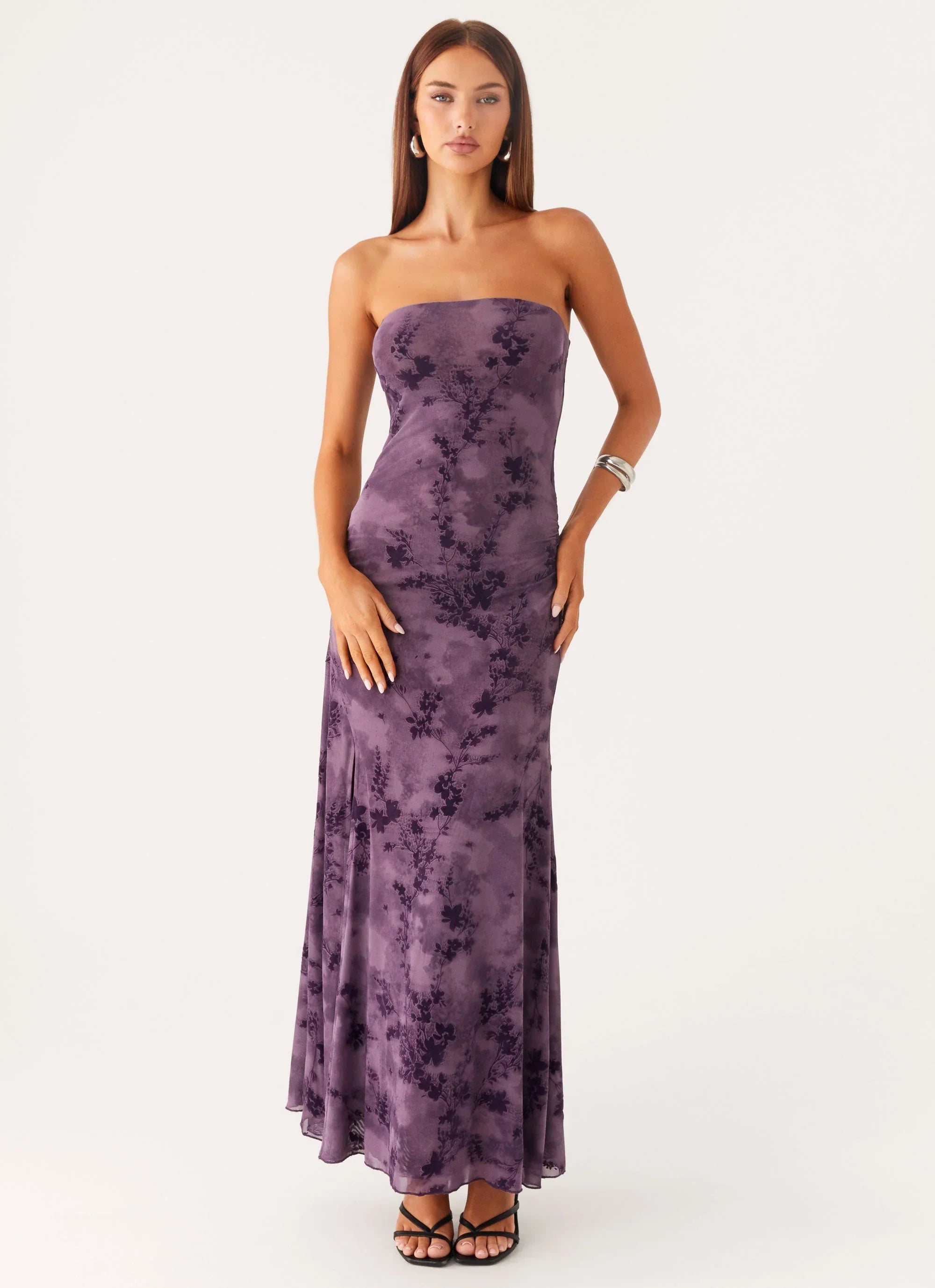 Alexandrite Midi Dress Purple