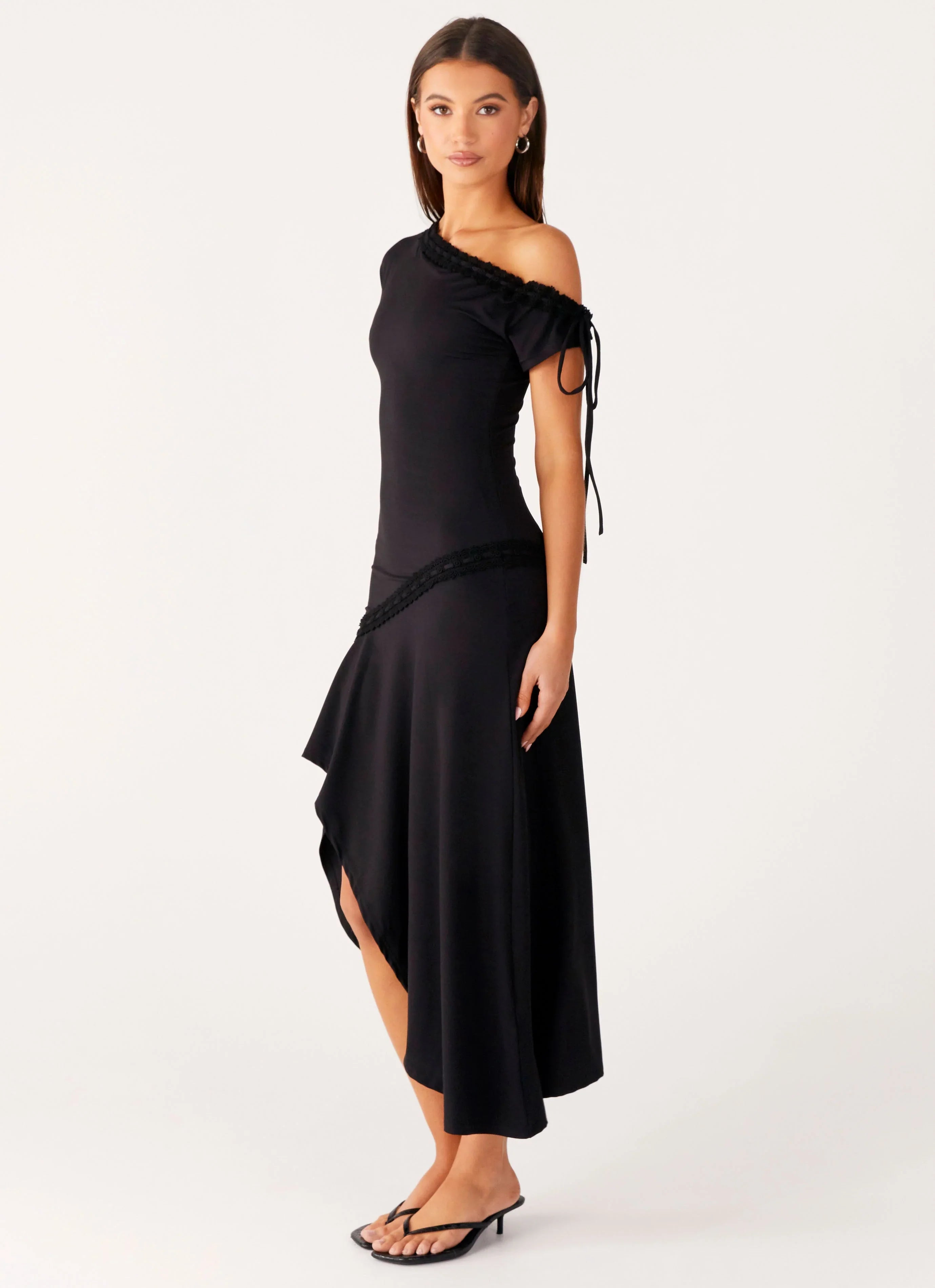 Downtown Midi Dress Black
