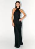 Keena Scarf Maxi Dress Black