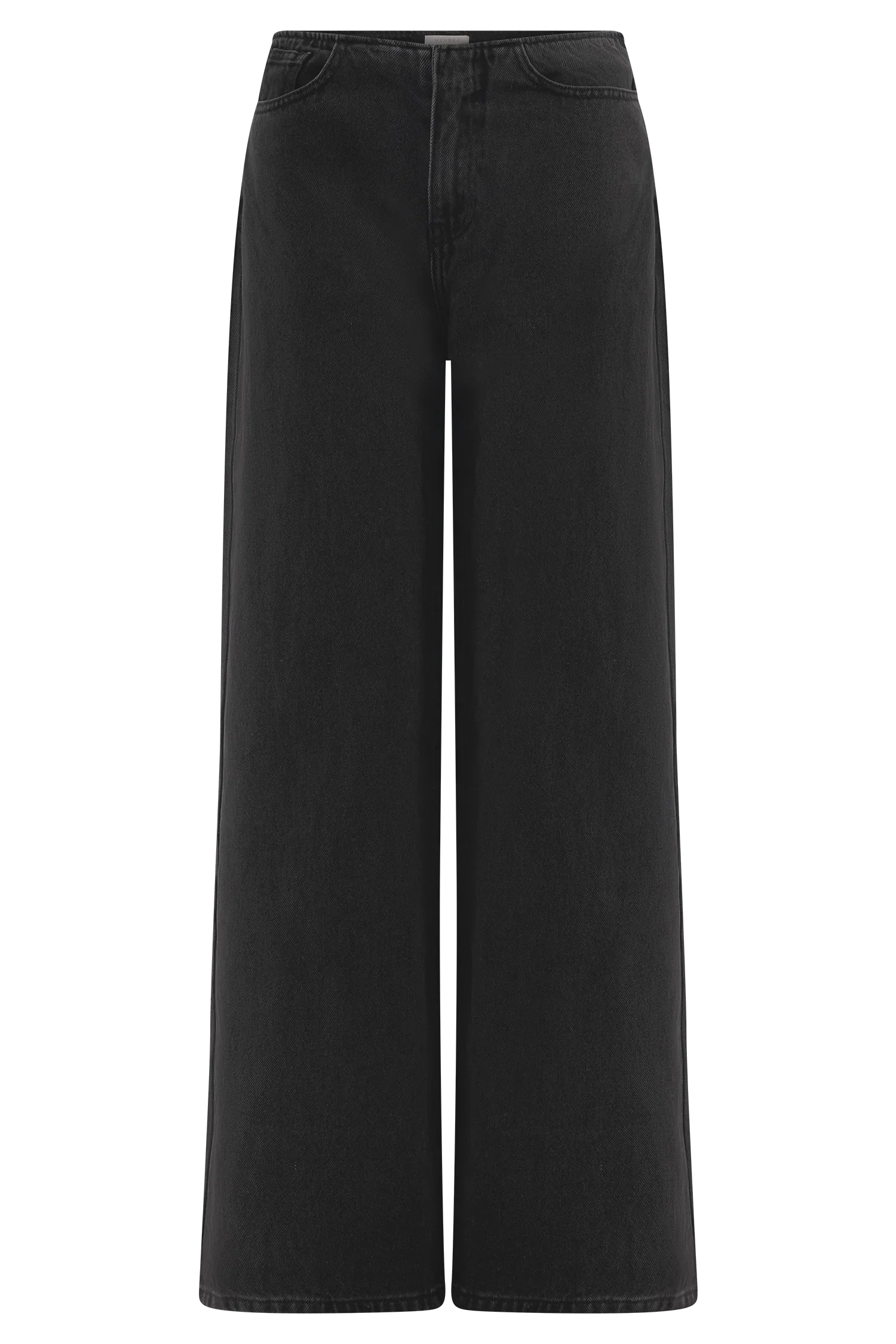 Caitlin Mid Rise Denim Jeans Washed Black