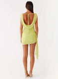 Good Fortune Mini Dress Lime