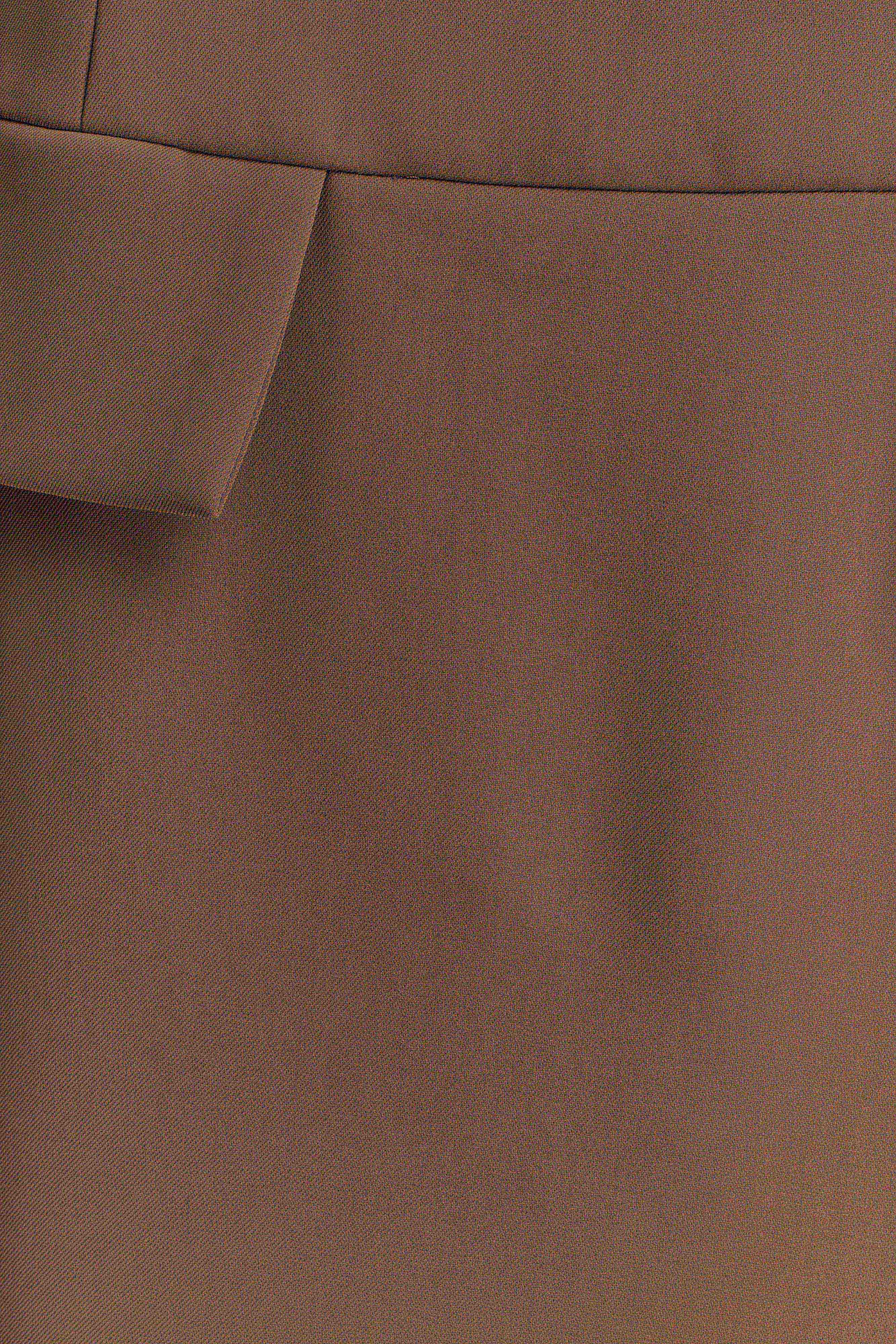 Cassie Column Maxi Skirt Cacao Brown