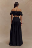 Autumn Maxi Skirt Black