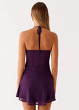 Gabrietta Mini Dress Plum