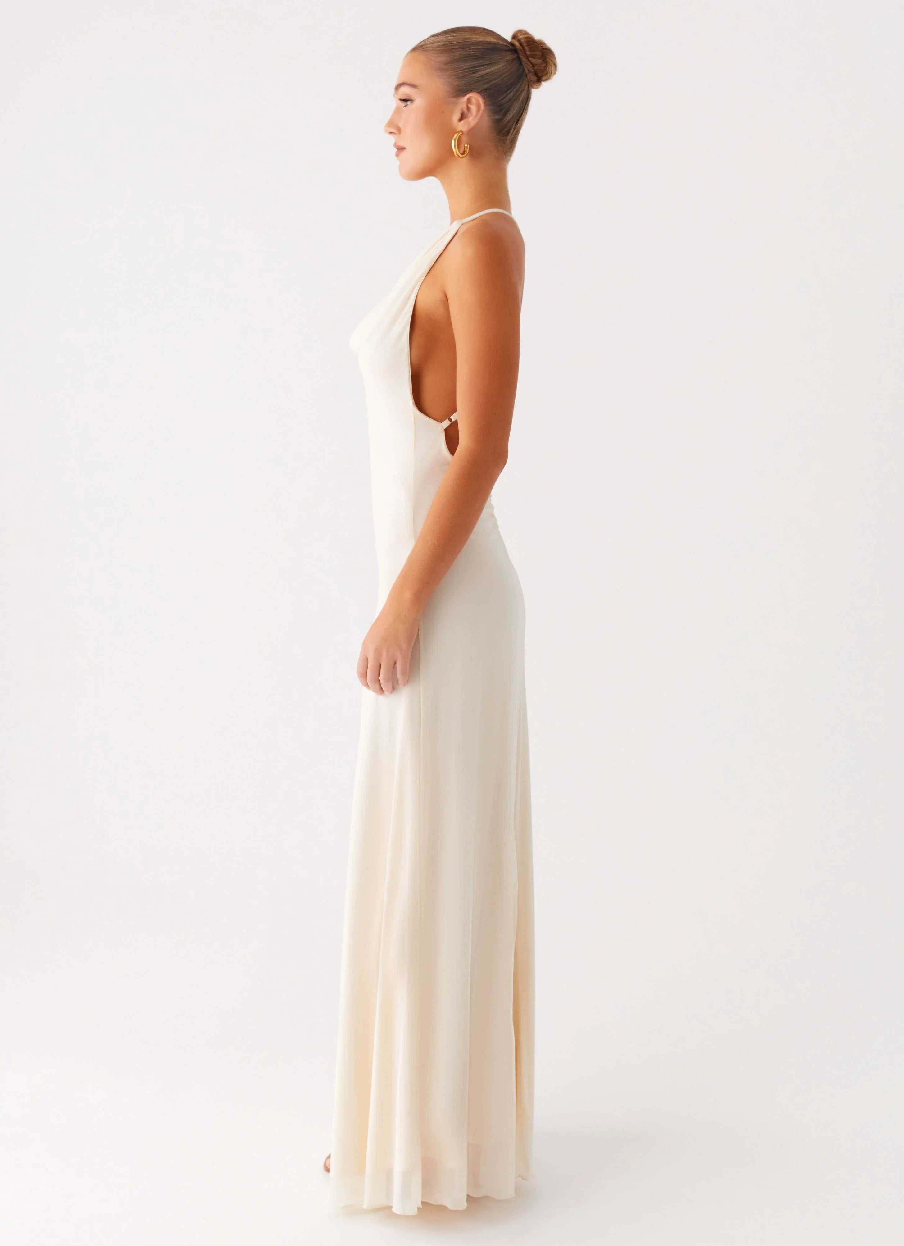 Dahliana Maxi Dress Off White