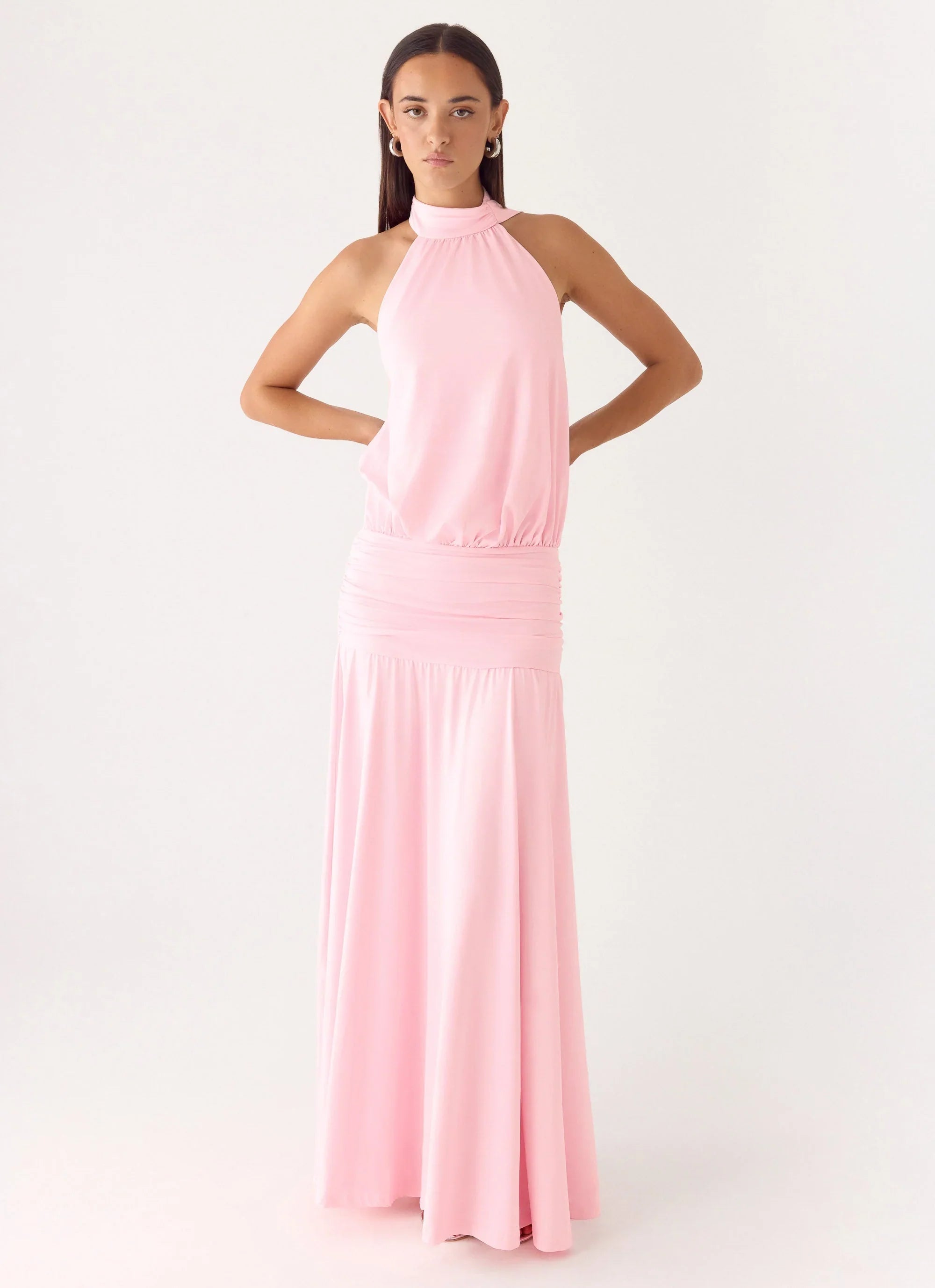 Last Forever Maxi Dress Baby Pink