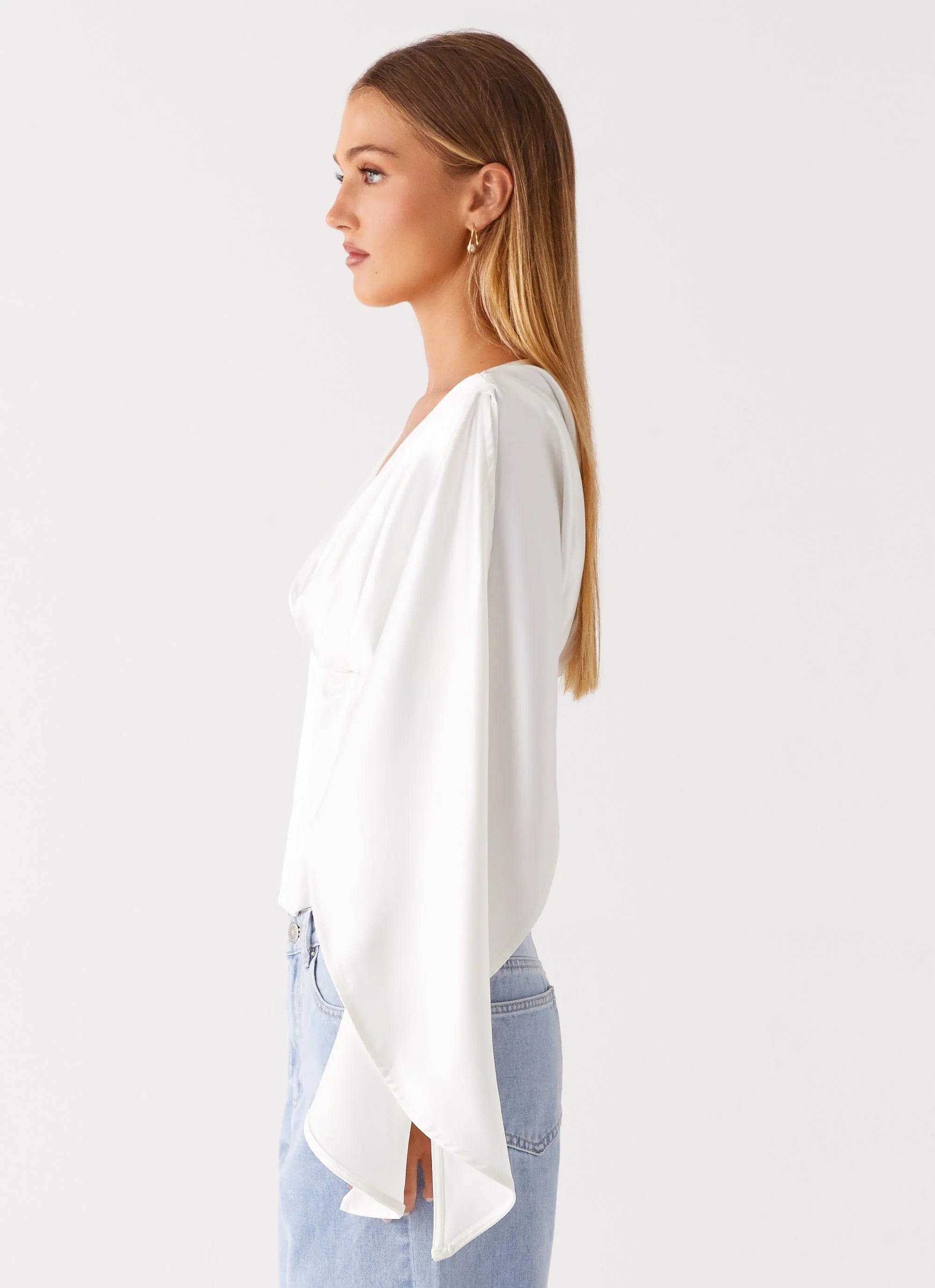 Jennifer Long Sleeve Corset Ivory