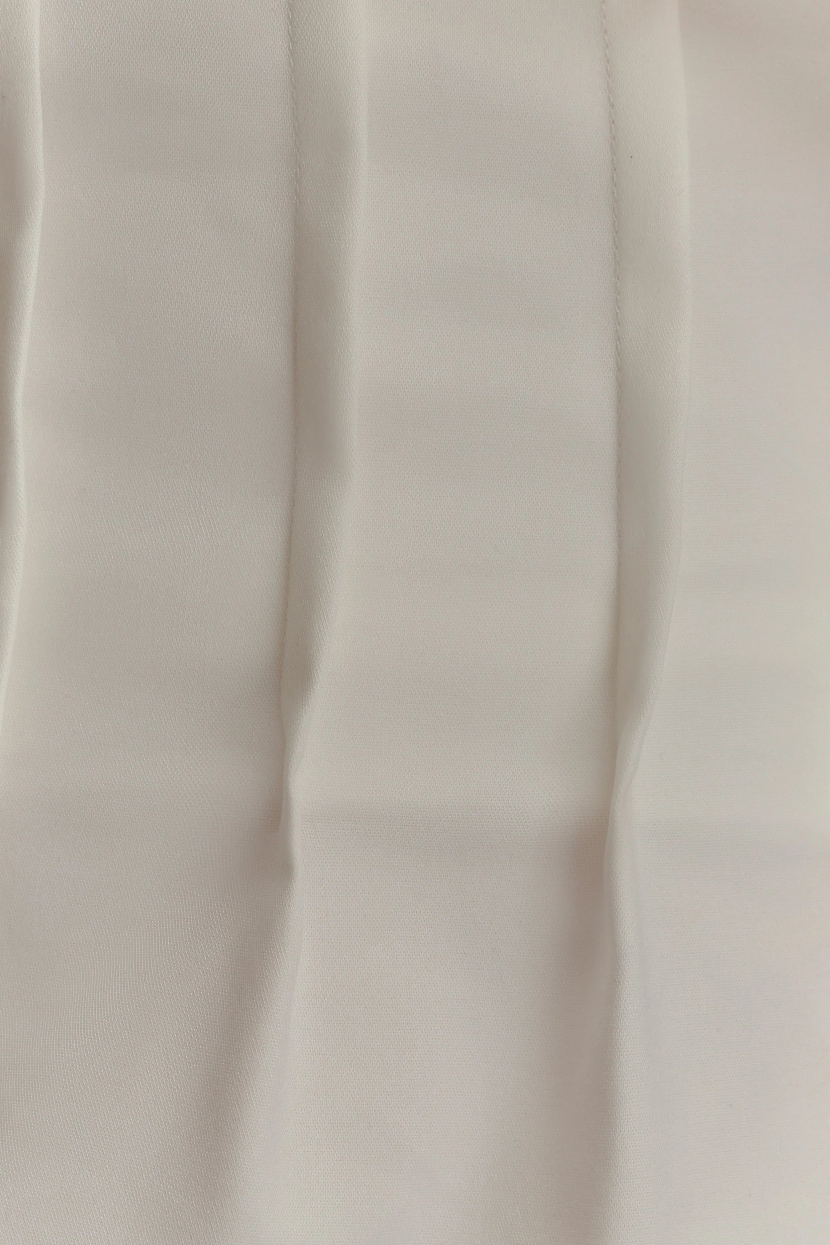 Debbie One Shoulder Bubble Top White