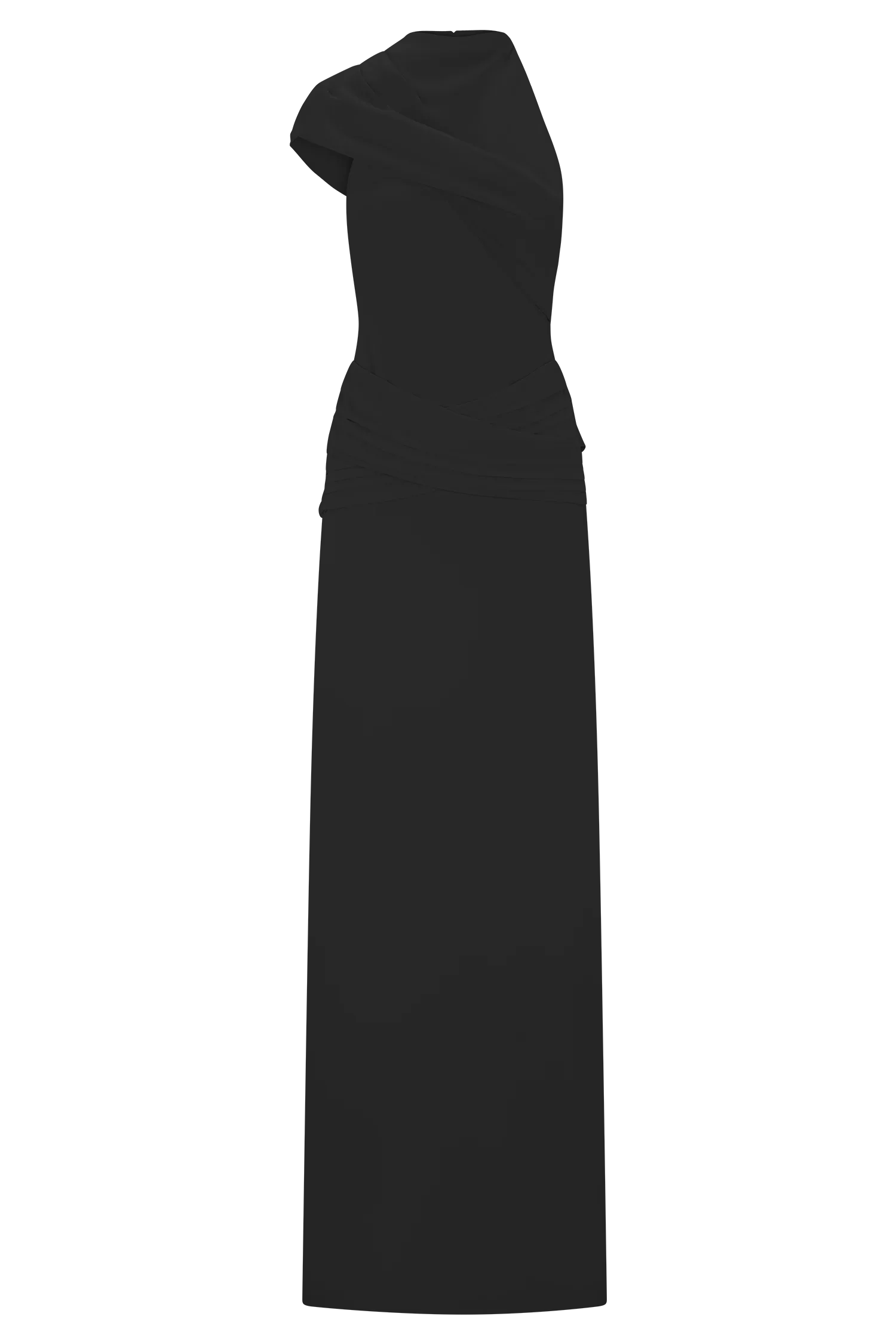 Analia Chiffon Maxi Dress Black