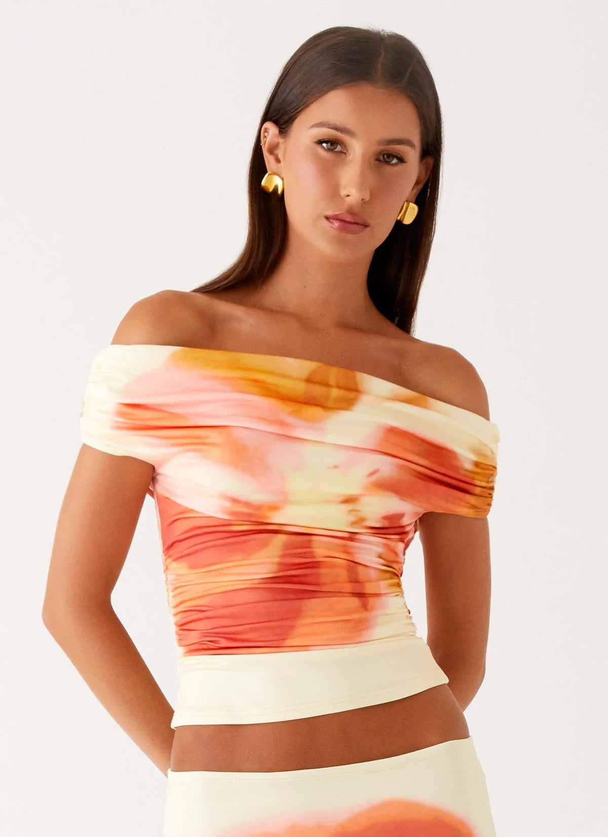 Moka Off Shoulder Top Mimosa Blossom