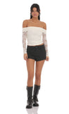 Mini Shorts in Black