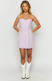 Penny Lane Purple Sequin Mini Dress